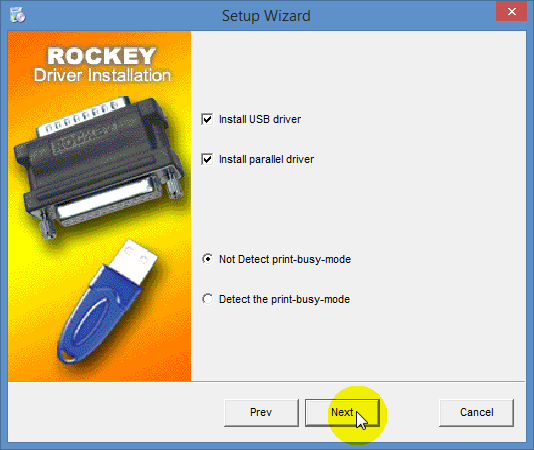 Installing the ROCKEY4 Driver
